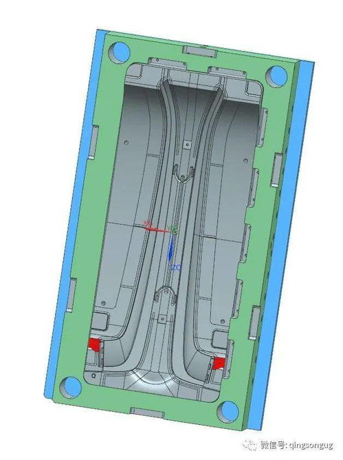 1000mm長的裝飾條,冷流道進膠樣式,試模后產品尺寸與變形可控